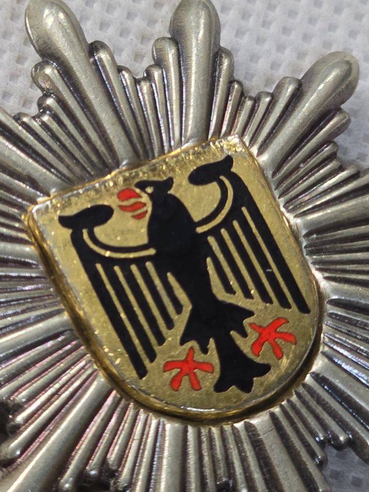 Polizei Mützenstern Bundespolizei Bundesrepublik Deutschland in Recklinghausen