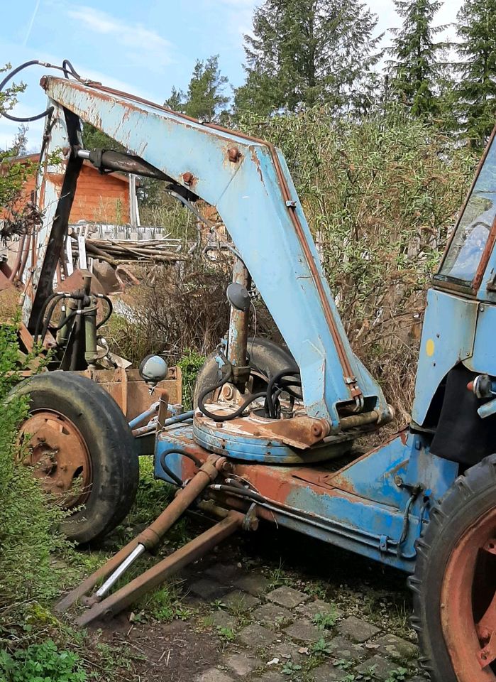 IFA T 157 / 2 Fortschritt Oldtimer Bagger Kran in Heiligenstadt