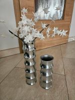 Vase Dekovase Blumen Vase silber matt Sachsen-Anhalt - Bernburg (Saale) Vorschau