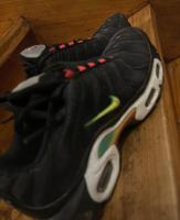Verkaufe Nike TNS (Gr. 38,5) – Schwarz mit RGB-Details – top Bayern - Ortenburg Vorschau