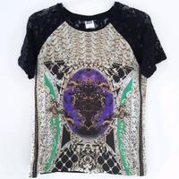 Shirt mit Spitzeneinsatz Größe S Saarland - Schmelz Vorschau