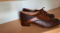 Damen Leder Schnürschuhe braun Größe 38 Nordrhein-Westfalen - Neuss Vorschau