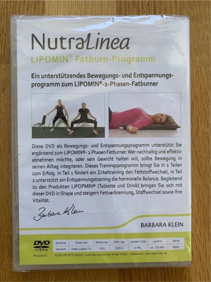 Barbara Klein NutraLinea Fatburn-Programm DVD in München