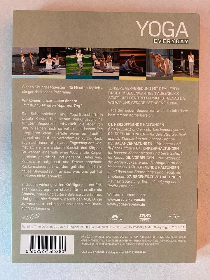 Yoga Everyday - Deluxe Edition (2010) - Ursula Karven DVD in Berlin