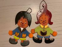 Tonfiguren MAX und MORITZ, Kinderzimmer-Deko, Wandschmuck-Figur Niedersachsen - Braunschweig Vorschau