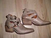 Red Rag Schnallen Booties im Western-Stil Gr. 37 Leder natur Bayern - Eckental  Vorschau