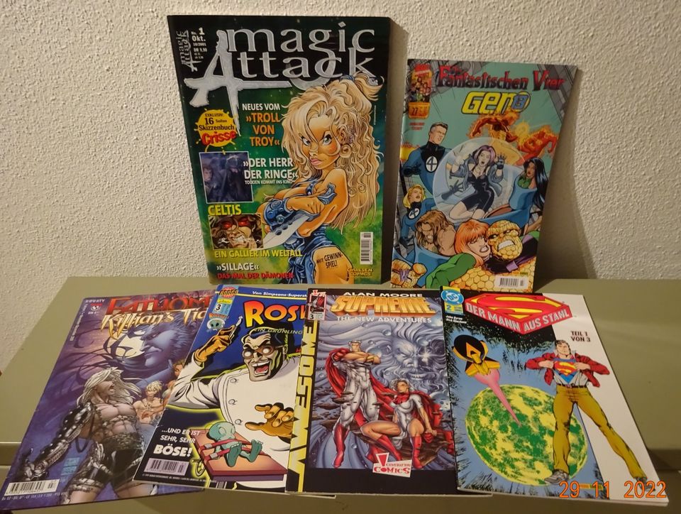 Comics 9 Stück verschiedene in Stockach