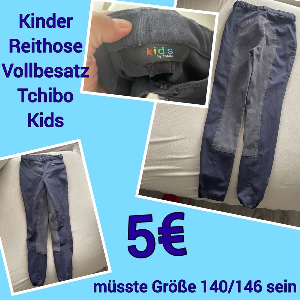 Kinder Reitchaps chaps dunkelblau stretch mesh in Haren (Ems)