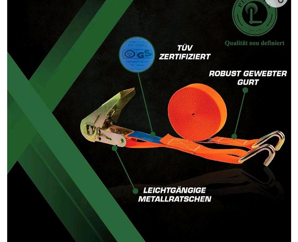 4 er set spanngurte, zurrgurte, ratschengurte, Schnäppchen in Bad Herrenalb