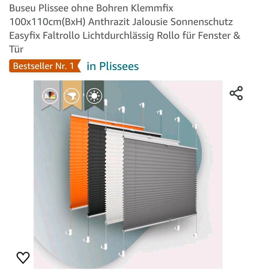 Plissee original verpackt in Bielefeld