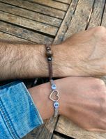 Personalisiertes Partnerarmband/ Hochzeitsarmband mit Initialen Baden-Württemberg - Bergatreute Vorschau