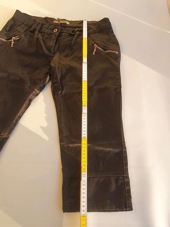 Schicke elegante 3/4 Hose, Größe 38, Schwarz in Kirchdorf a.d.Amper