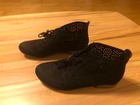 Graceland Damen Schwarz Stoff Schuhe Stiefelette Stiefel Gr. 38 Nordrhein-Westfalen - Ennepetal Vorschau