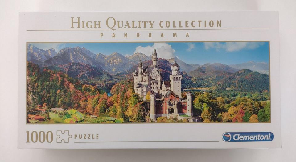 Clementoni Puzzle, Schloss Neuschwanstein, 1000 Teile in Neuss