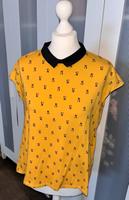 MOHITO Shirt Französische Bulldogge Frencie Bubikragen Rockabilly Mecklenburg-Vorpommern - Greifswald Vorschau