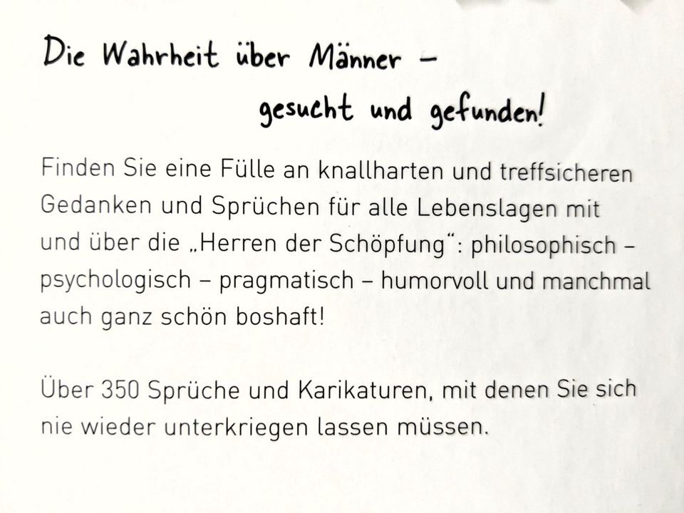 Die Wahrheit über Männer Teuflisch boshaft treffsicher in Ratingen