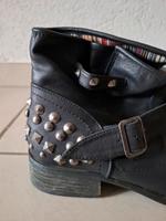 Stiefeletten schwarz Gr. 40 Niedersachsen - Northeim Vorschau