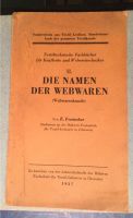 Die Namen der Webwaren Webwarenkunde 1937 Altona - Hamburg Lurup Vorschau