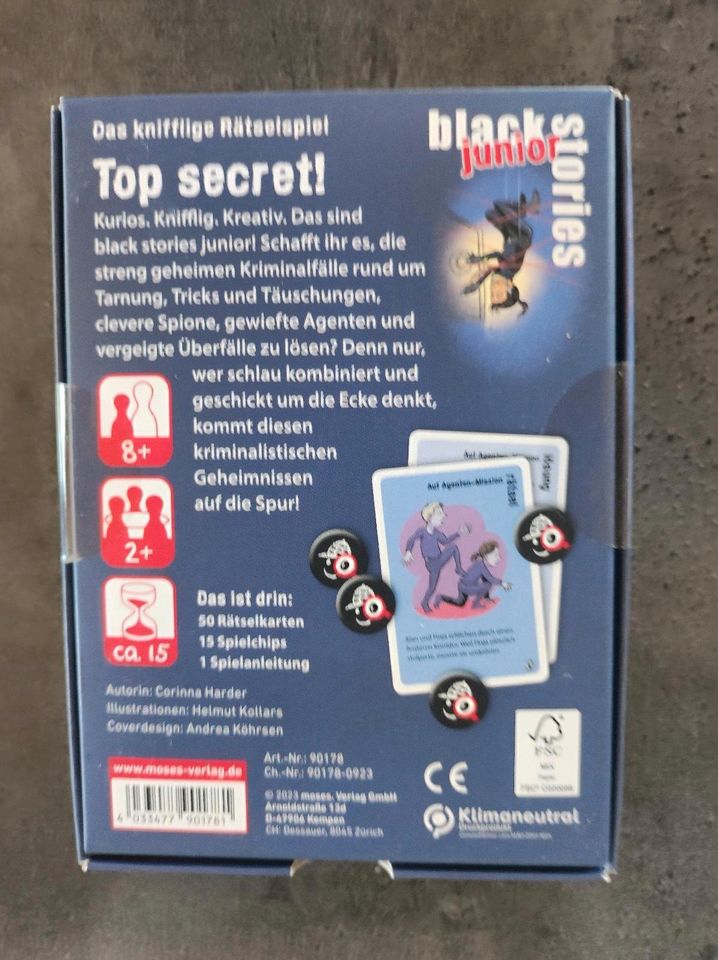 Black Stories junior Top Secret NEU in Wallertheim