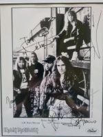 Iron Maiden original Autogramm Gerahmt Schleswig-Holstein - Bargteheide Vorschau