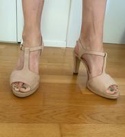 elegante rosefarbene Absatzschuhe von Görtz in 41 Rheinland-Pfalz - Mainz Vorschau