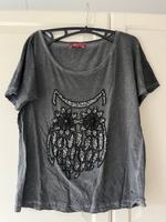 edc by Esprit T-Shirt XS/34 grau mit Eule Nordrhein-Westfalen - Hückelhoven Vorschau
