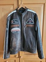 Herren Lederjacke Motorrad Biker Stil Vintage Jacke / neuwertig M Nordrhein-Westfalen - Castrop-Rauxel Vorschau