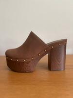 Plateau Clogs Kunstleder von Bershka NP 40€ Versand gratis Berlin - Zehlendorf Vorschau