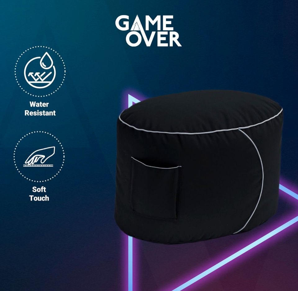 Game over Sitzsack + Hocker Loft25 Nerd Gaming PlayStation Switch in Dortmund