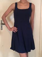 Kleid mit Hose leggings blau minikleid S Tasche Handy Niedersachsen - Syke Vorschau