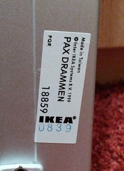 Ikea Schranktür Drammen PAX, Milchglas, 50x160, ohne Scharniere in Nienhagen