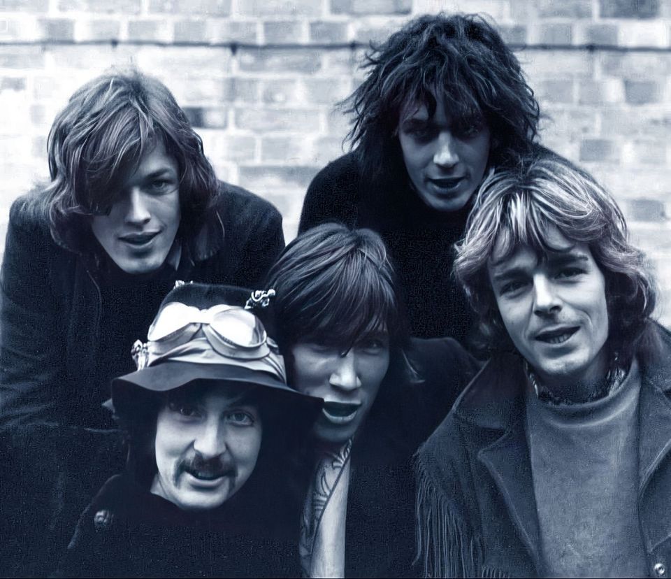 ⭐ EXTREM RAR! Pink Floyd - Konzertposter vom Januar 1968 Rock Pop in Paderborn