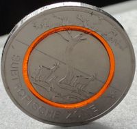 BRD: 5 Euro Bimetall Subtropische Zone mit Polymer - Ring 2018 Hessen - Bruchköbel Vorschau