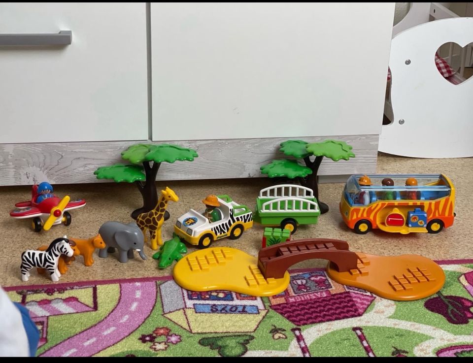 Safari Set Playmobil 123!Top Zustand! in Michelfeld