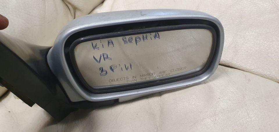 Original Außenspiegel rechts KIA Sephia 3 Pin 46R011205 silber in Colditz