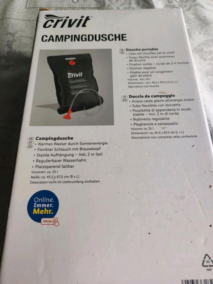 Crivit Campingdusche in Ulm