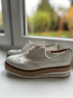 Leder Loafer Scapa 39 weiß Schnürschuh Hessen - Bad Wildungen Vorschau