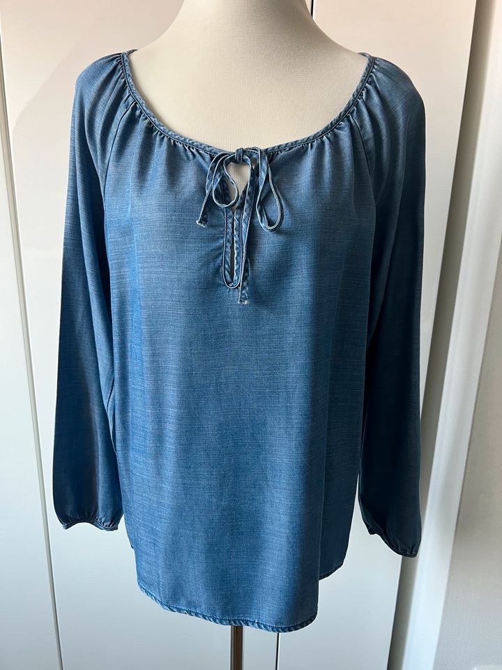 More & More XS 34 leichte Jeans Bluse Tunika neu blau Shirt in Greven