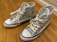 Converse Chuck Taylor All Star Silber Pailletten 36.5 neuwertig Feldmoching-Hasenbergl - Feldmoching Vorschau