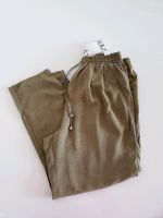 ZARA KHAKI GRÜNE STOFFHOSE JOGGER MIT SILBER KETTEN SOMMER HOSE Hessen - Offenbach Vorschau