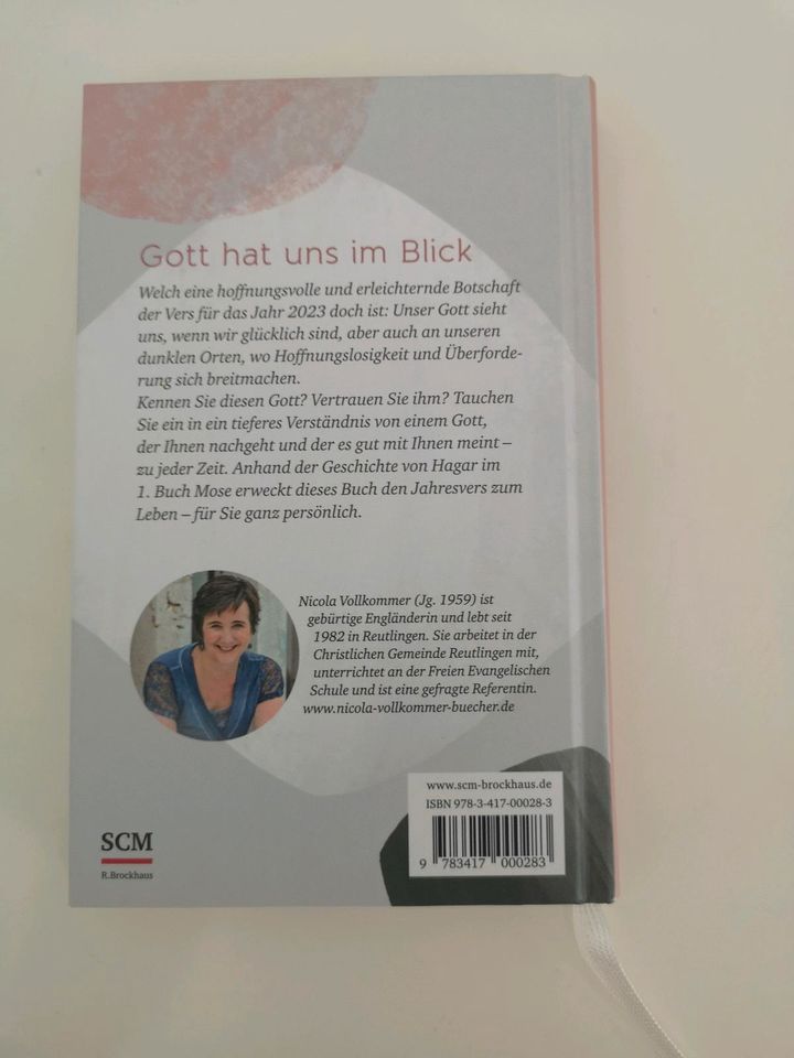 Buch "Du bist ein Gott der mich sieht", Nikola Vollkommen,wie NEU in Detmold