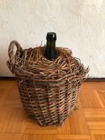 Antiker alter Weinballon, Glasballon grün, Korbflasche, Original Baden-Württemberg - Iffezheim Vorschau