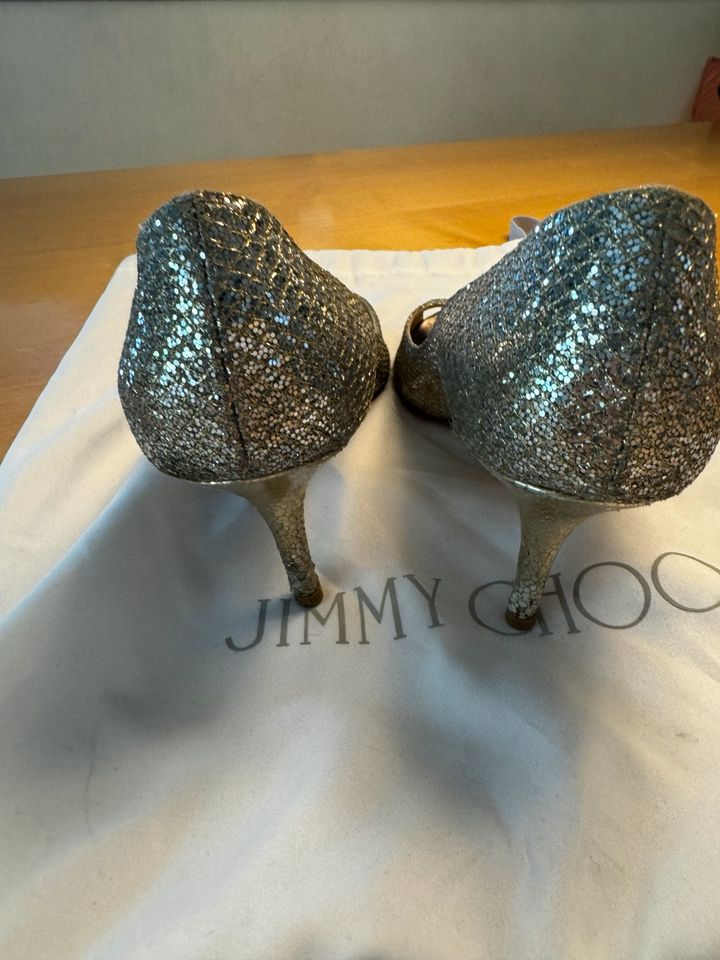 Jimmy Choo pumps peeptoe gr. 38 in Bayerbach b Ergoldsbach