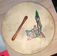 Bodhran aus Irland mit Schlegel Niedersachsen - Harsum Vorschau