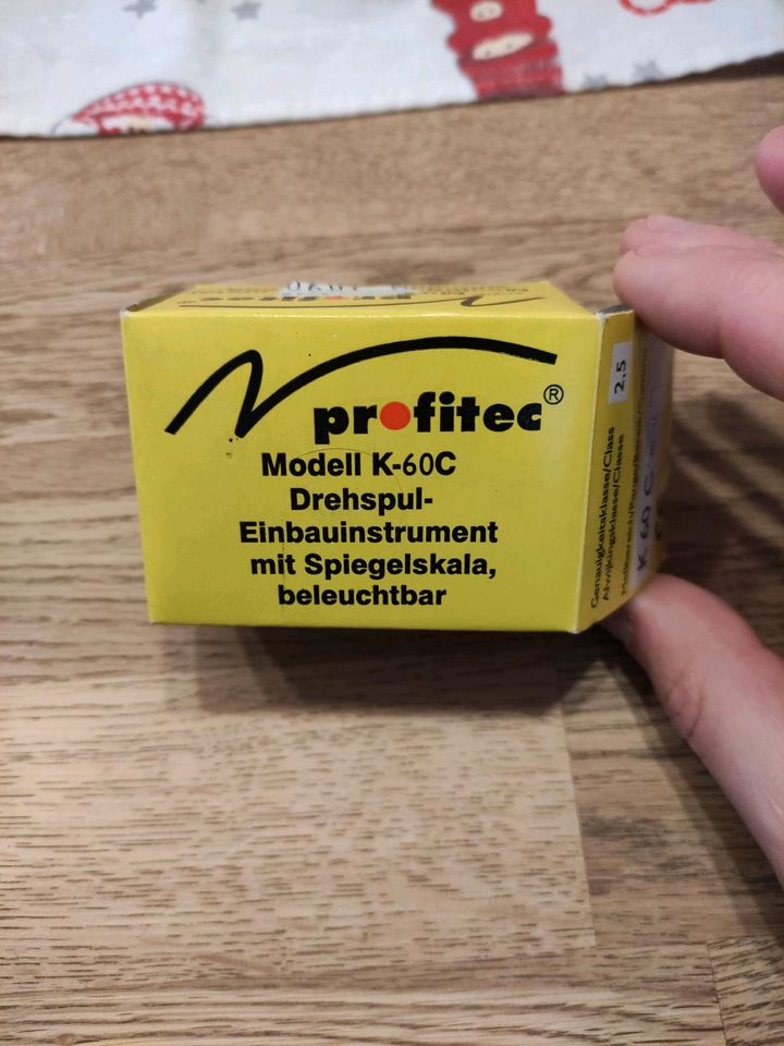 Profitec K-60c Drehspul Einbauinstrument in Tiefenbach