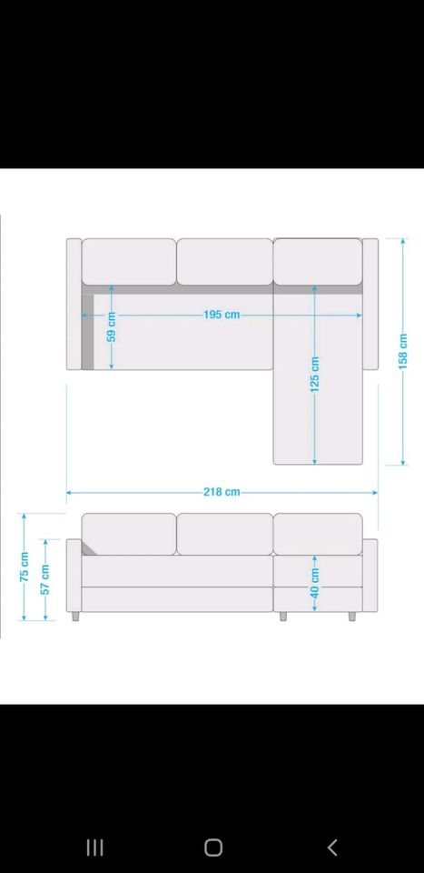 Neuwertige ledercouch in München