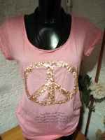 Shirt rosa Batikeffekt Pailletten Peas Decay  42 44 Nordrhein-Westfalen - Lüdenscheid Vorschau