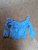 H&M Shirt dünn langarm hellblau 134 schulterfrei Rheinland-Pfalz - Oppenheim Vorschau