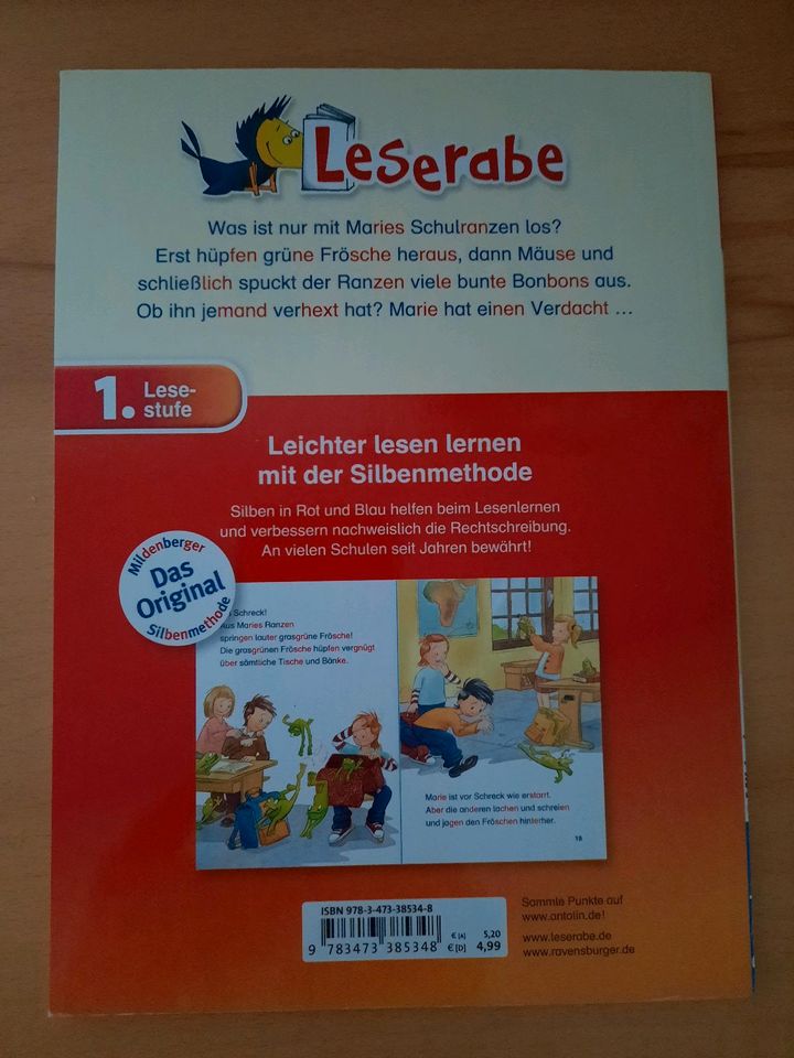 Buch Leserabe "Der verhexte Schulranzen" in Bremen