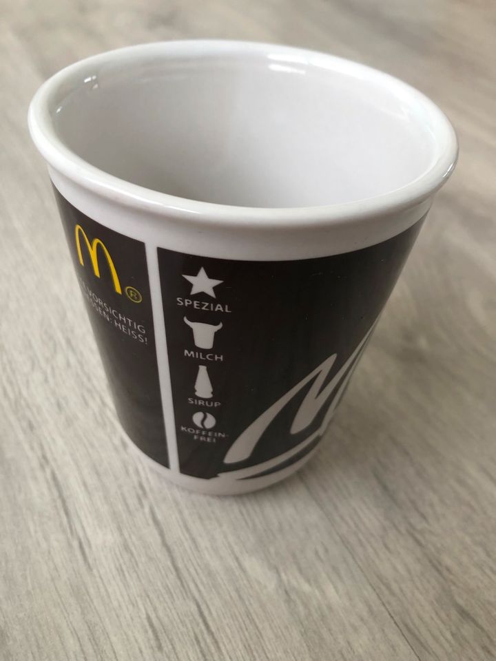 Mc Donalds Mc Café Tasse Schwarz 2008 in Dorsten